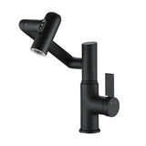 Bathroom Sink Faucet with Spray Function Temperature Display for Anti-Skid Switch Hot & Cold W121765120