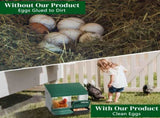 2 Compartment Roll Out Nesting Box with Plastic Basket, Egg Nest Box Laying Box Hens 80753212