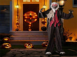 8.2ft Animatronic Werewolf Halloween Decor Realistic Fur, Scary Howls, Red Flashing LEDs, 18608033