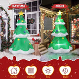 ZNTS 6.9 FT Lighted Christmas Inflatable Decoration, Inflatable Christmas Tree, Blow Up Yard Decorations 56140561