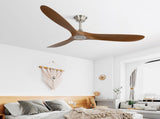 60 Inch Outdoor Ceiling Fan Without Light 3 ABS Blade with Smart APP Control W882P244709