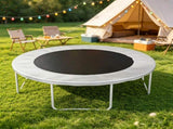 Black 12' Trampoline Replacement Mat 72 V-Hooks, Fits 5.5