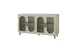 TV Stand 65 Inch TV, Wood TV Stand with Storage Cabinet & Adjustable Shelves, Media TV Console W1445139547