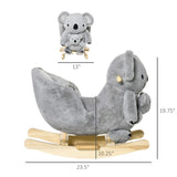 Baby Rocking Hors-Gray 65344177