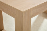Farmhouse Kitchen Dining Table for 4-6 People, Rectangular Dining Table for Dining Living W2393P301819