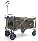 ZNTS Outdoor Garden Multipurpose Micro Collapsible Beach Trolley Cart Camping Folding Wagon W321P206550