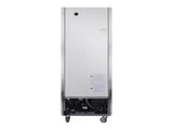 27"W Commercial Freezer Single Solid Door Stainless Steel Reach-in Freezer 18.68 Cu.ft. Upright Fan N818P191847S