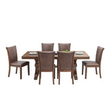 Wooden Dining Chairs Set of 2, Modern Fabric Upholstered Side Chairs,Mid Century Modern W2582P188342