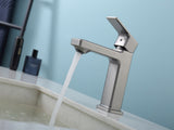 Gun Gray Single Hole Bathroom Faucet,Laundry Vanity Sink Faucet with Two 9/16" HosesUnable ship on 05549224