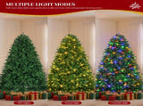 6ft Prelit Christmas Tree with 340 LED Lights, PE Mixed PVC Artificial Christmas Tree, Warm W2773P565691
