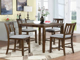 Wooden Dining Square Table, Kitchen Table for Small Space, 4 Person Counter Height Table, W1998126372