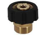 2* Brass Pressure Washer Fitting M22 15mm Female to M22 14mm Male 5000 PSI 37722414