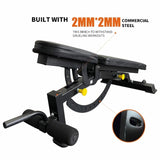 ZNTS Weight Bench Adjustable Barbell Incline Decline Foldable Utility Workout 03464208