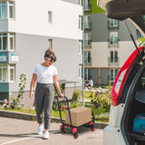 150kg 2-in-1 luggage trolley red 58885307
