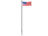 Flagpole 20FT for Outside House in Ground,11 Gauge Heavy Duty Flag Pole Kit with 136 LED Ultra W465P475078