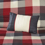Full/Queen 6 Piece Herringbone Duvet Cover Set B035129174