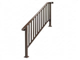 Outdoor 4 Level Iron Handrail Copper 70877078