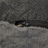 Sezze Indoor Bean Bag Chair, Gray Faux Fur N775P265552G