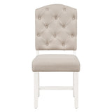 TREXM Retro Style Dining Chair Set with 4 Upholstered Chairs for Dining Room and Living Room WF298830AAD
