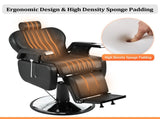 Heavy Duty Reclining Barber Chair,All Purpose Hydraulic Recline Barber Chair Salon Beauty Styling 21347866