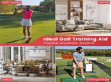 Portable Fiberglass Golf Swing Stick, Improve Grip & Shot Accuracy Golf Warm-Up Tool for Beginners & 47855326