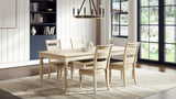 Ladder Back Side Chair - Whitewash Finish B2699P355856