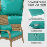 Outdoor Rattan Fire Pit Chairs 15710942