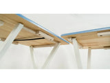 Modern Solid Wood Folding Tray Tables, Set of 2, Seaside 71160664
