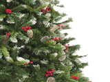 7.5ft Pre-Lit Artificial Christmas Tree with 1398 Branch Tips&550 Lights, Remote Control, Green 97506487