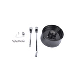 30" GM Steering Column Tilt Manual Floor Shift No Key w/ ADAPTER Hot Rod Black 74361842