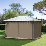 Universal Gazebo Sidewallt Coffee-AS 90307190