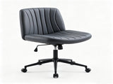 Armless Criss Cross Chair, Adjustable Height Swivel Desk Chair with Rocking Function, Cat Claw 28319133