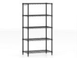 5-Tier Heavy-Duty Metal Wire Shelving, 750 LBS Total Load with Multi-Grade Per Shelf Capacity for 72746903