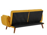 New Design Linen Sofa Furniture Adjustable Backrest Easily Assembled Recliners-yellow 43375163