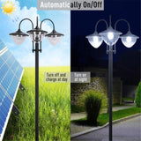 ZNTS 3-head Solar Lamp/Street Light /Outdoor Ready LED Lighting -AS （Prohibited by 04504598