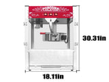 Kaitu Commercial Popcorn Machine, 16 Oz Kettle, 1440 W Countertop Popcorn Maker for 80 Cups per W2841P218153
