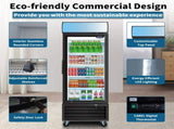 ORIKOOL Glass Door Merchandiser Refrigerator 19.3 Cu.ft Swing Door Commercial Display Refrigerators W2095126136