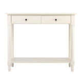 2-Tier Console Table with 2 Drawers Console Tables for, Sofa Table with Storage Shelves, 53777083