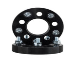 4pcs 1" Thick 5x100 to 5x114.3 Wheel Adapters 12x1.5 5x4.5 Black Spacers 15429016