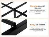 Full Metal Platform Bed Frame with Steel Slat Support, Underbed Storage, No Box Spring Needed, Easy 05452667