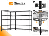 5-layer double row, freely adjustable layer spacing, with adjustable feet, display stand, iron, 62691632