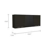 Yuma 150" Wall Cabinet, Two Close Cabinets, Two Open Shelves B128P148994