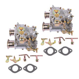 2pcs Carburetor For Weber 40DCOE 40 DCOE Twin Choke 19550.174 4 Cyl 6 Cyl VW V8 19550174 28059452