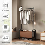 ZNTS 1pc, Clothes Rack with Wheels, Rolling Clothing Rack for Hanging Clothes, Heavy Duty Clothes 88942830