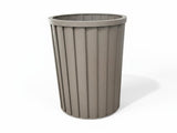 Round Strata Column Planter LG - Grey Brown B2755P462161