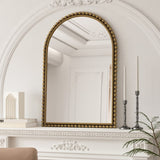 Iron Art Arch Vintage Vanity Mirror, Wall Hanging, Placed On The Table, Suitable For Living Room, W757P266578