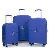 Expandable Hardshell Suitcase Double Spinner Wheels PP Luggage Sets Lightweight Durable Suitcase W284113622