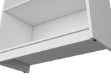 Vinton Bookcase with Spacious Tier-Shelving Design, White B097P167426