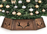 Wooden Christmas Tree Collar for 6/7.5/9 ft Artificial Trees31.5 x 27.5 x 10 Inch Xmas Tree Stand 14969308