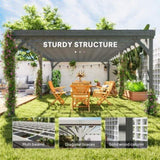 Wooden pavilion With seat 33356257